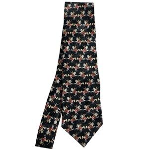 EEUC Museum Artifacts charging knights neck Tie 100% silk